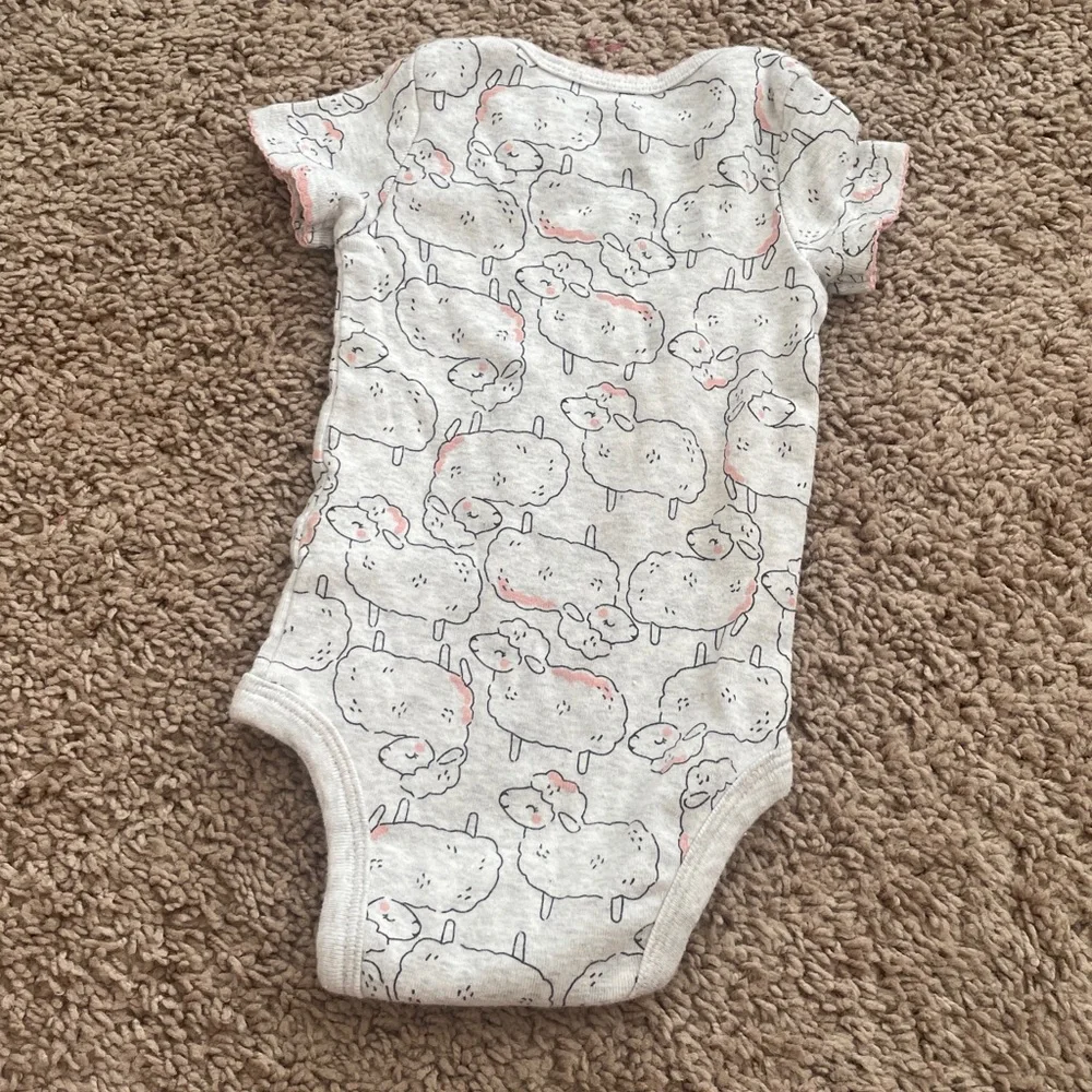 *bundle only* Child of mine Lamb Themed Baby Onesie‎